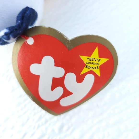 SPANGLE Ty Teenie Beanie Baby The Bear Vintage - Picture 4 of 7